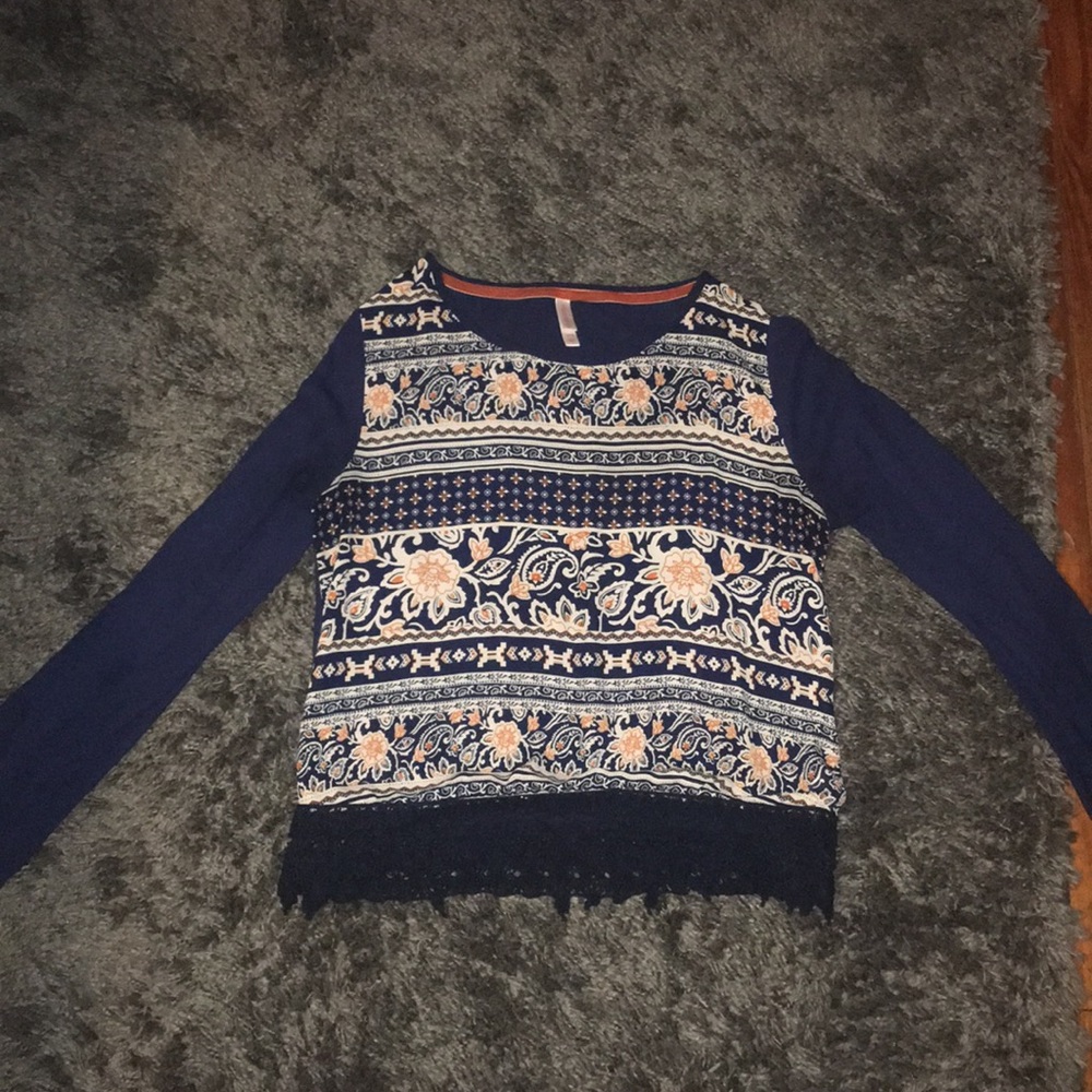 Long sleeve blouse
